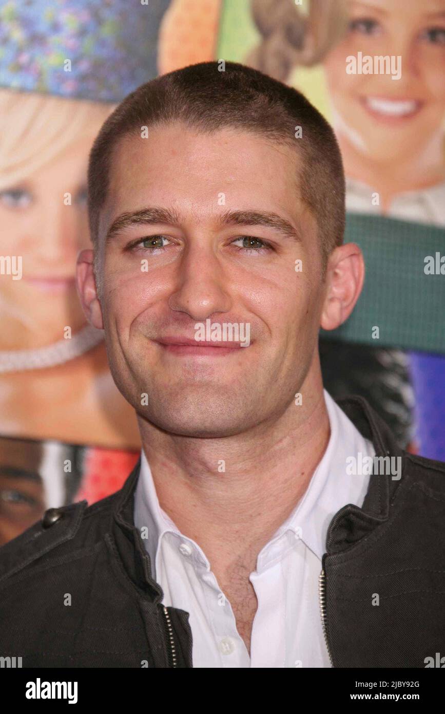 Matthew Morrison attends the premiere of New Line Cinema's 'Hairspray' at The Ziegfeld Theater in New York City on July 16, 2007.  Photo Credit: Henry McGee/MediaPunch Stock Photo