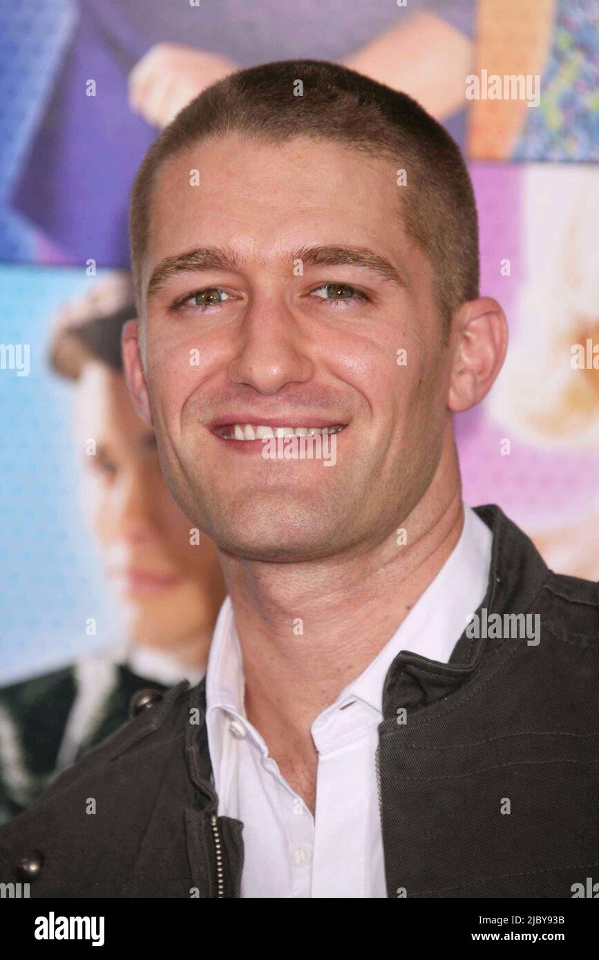 Matthew Morrison attends the premiere of New Line Cinema's 'Hairspray' at The Ziegfeld Theater in New York City on July 16, 2007.  Photo Credit: Henry McGee/MediaPunch Stock Photo