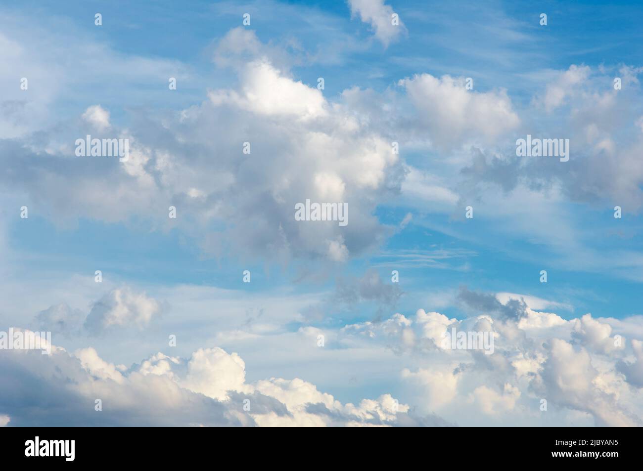 Blue sky and white clouds Stock Photo - Alamy