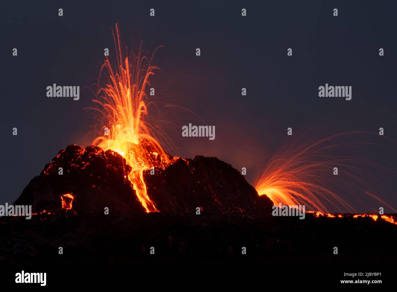 Volcanic eruption Reykjanes Peninsula Iceland Stock Photo - Alamy