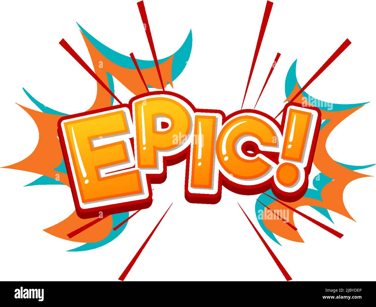 Epic word expression icon illustration Stock Vector Image & Art Alamy
