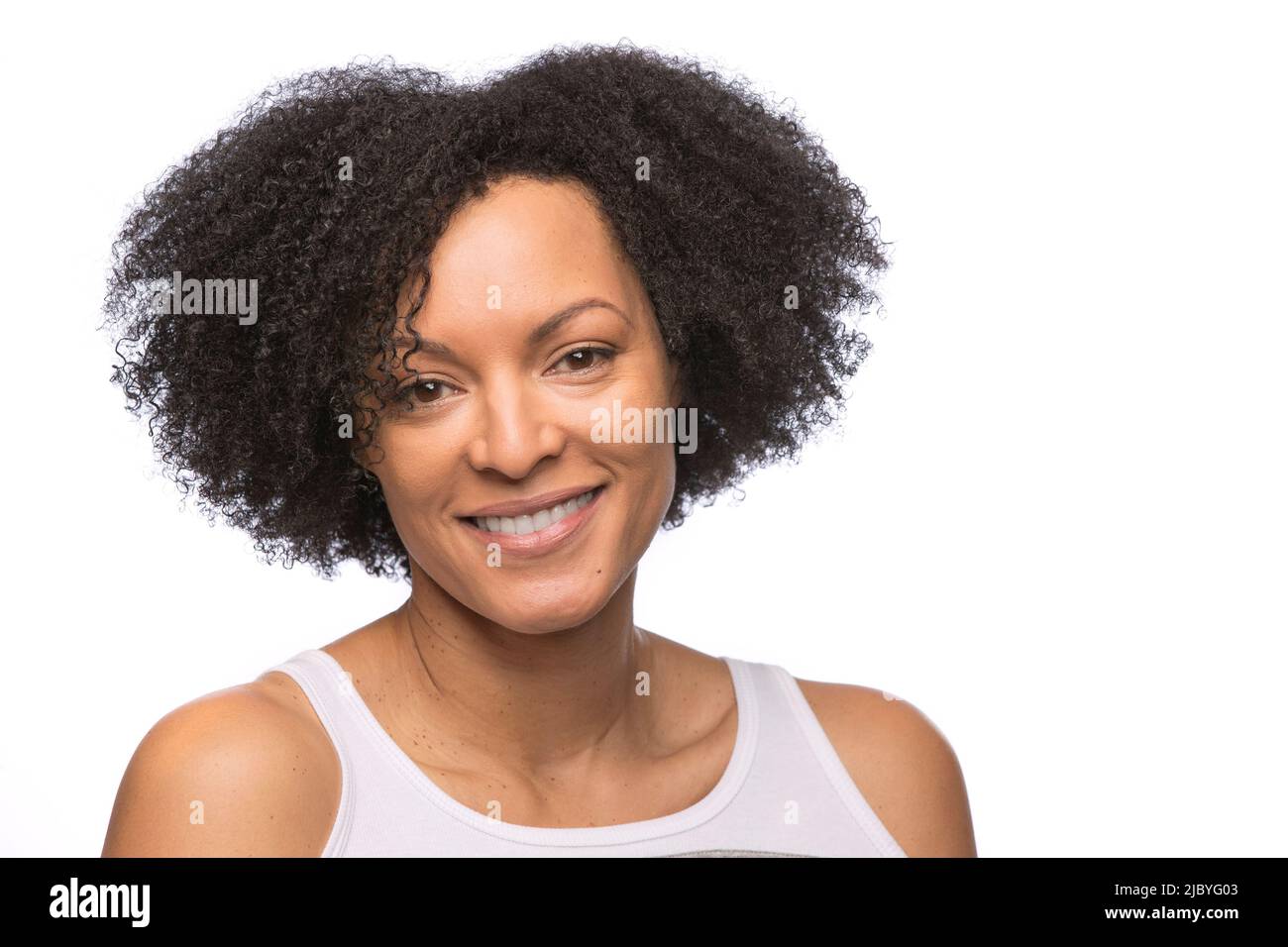 Portrait african american young woman hi-res stock photography and ...