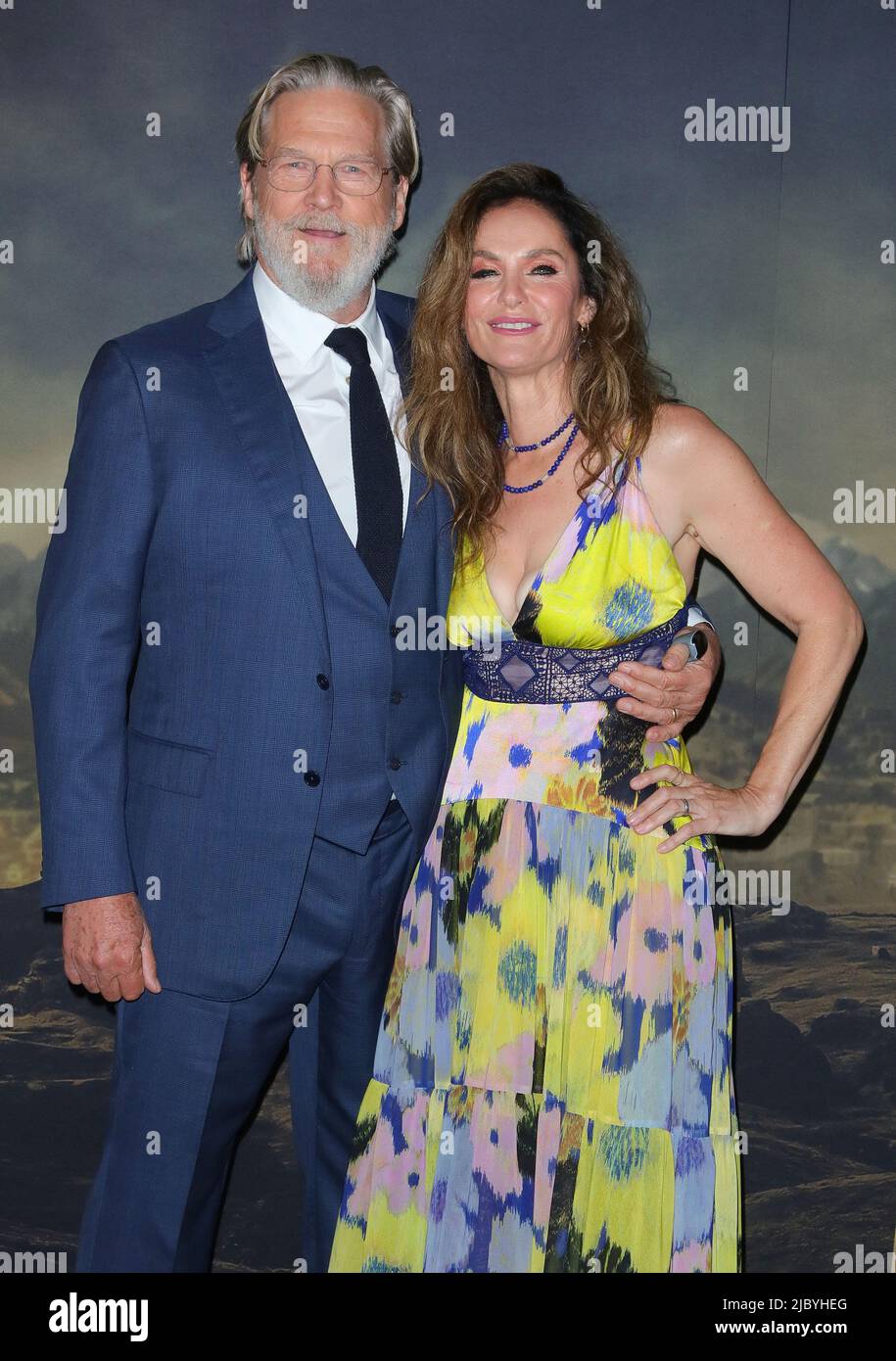 Los Angeles, CA, June 8, 2022 Amy Brenneman, Jeff Bridges arrives at