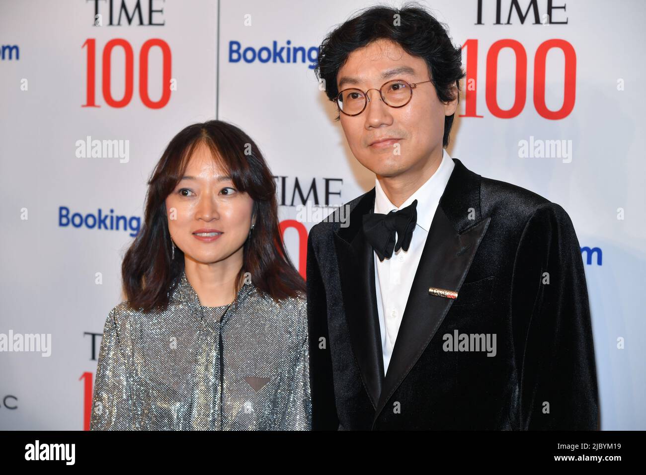 Kim Ji-yeon and Hwang Dong-hyuk Stock Photo