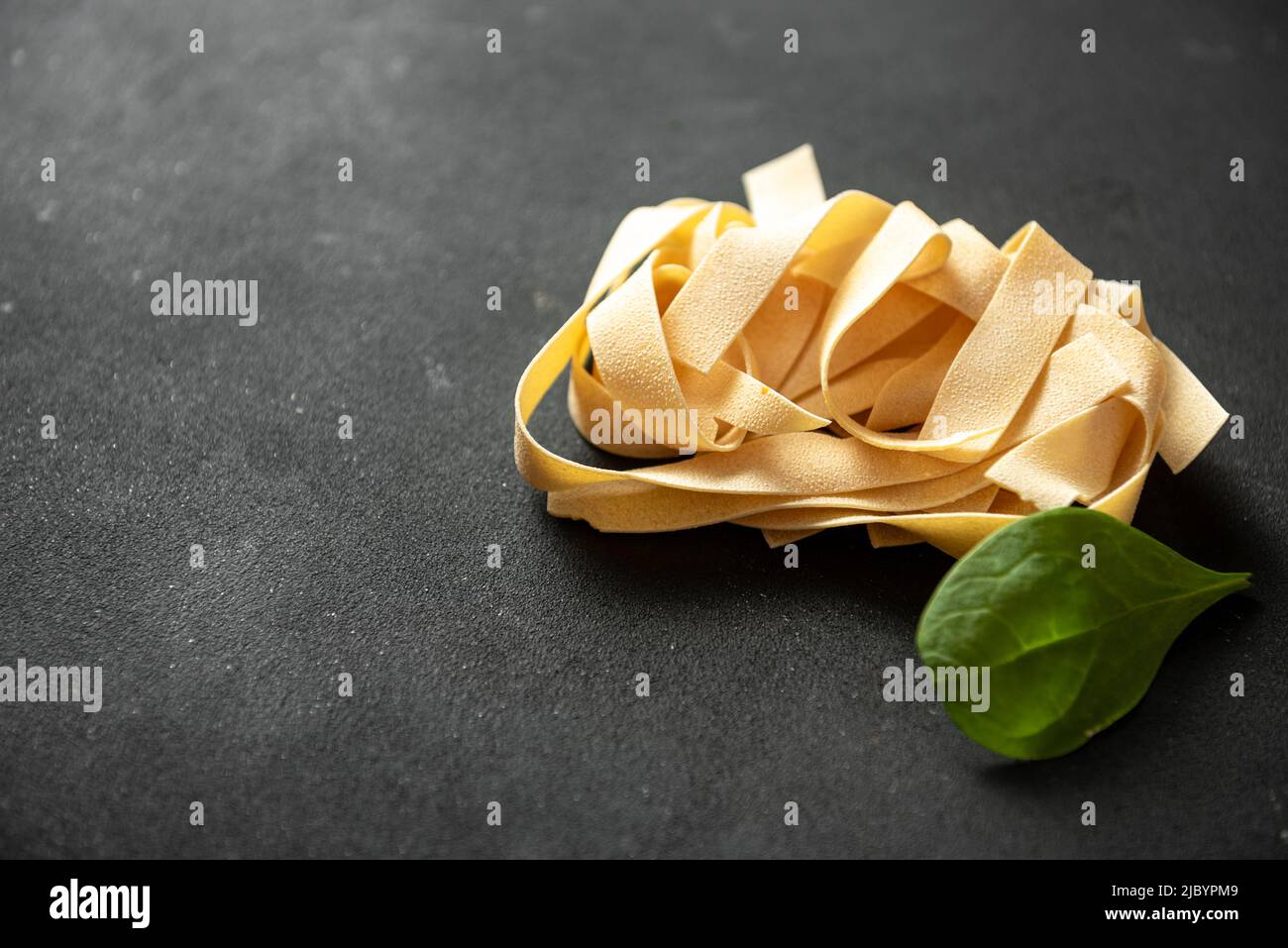 pasta, Pappardelle are large, very broad, flat pasta, similar to wide