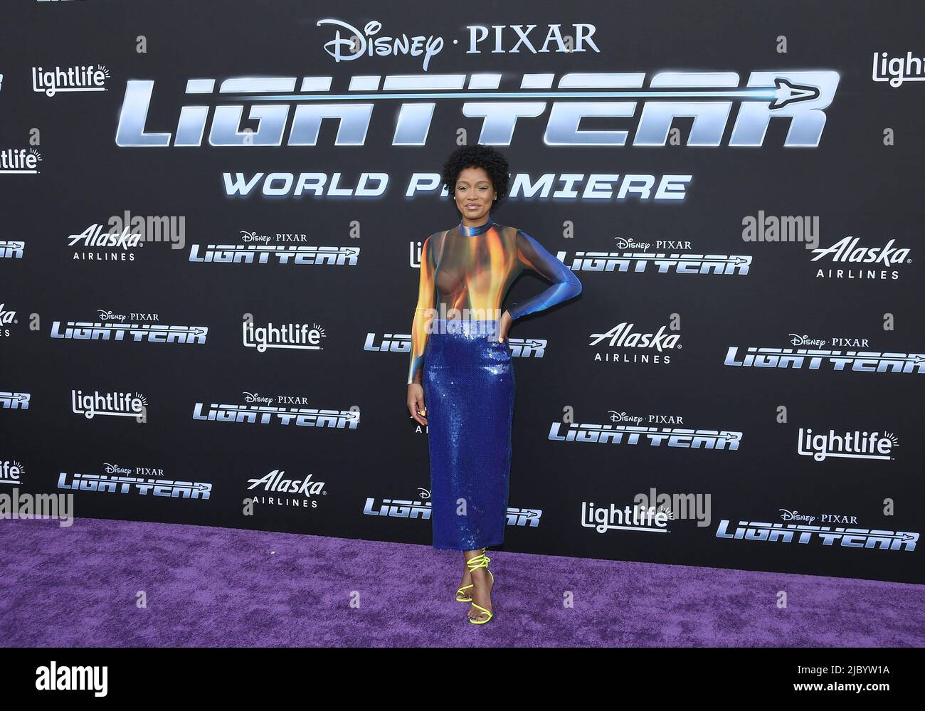 Los Angeles, USA. 08th June, 2022. Keke Palmer arrives at Disney And