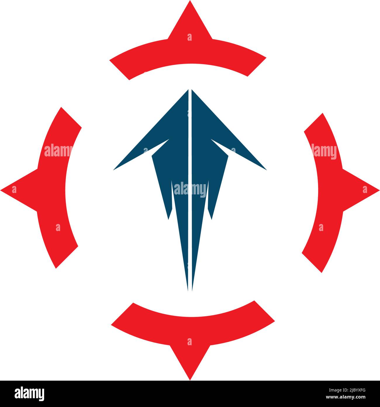 Compass logo icon design vector template Stock Vector