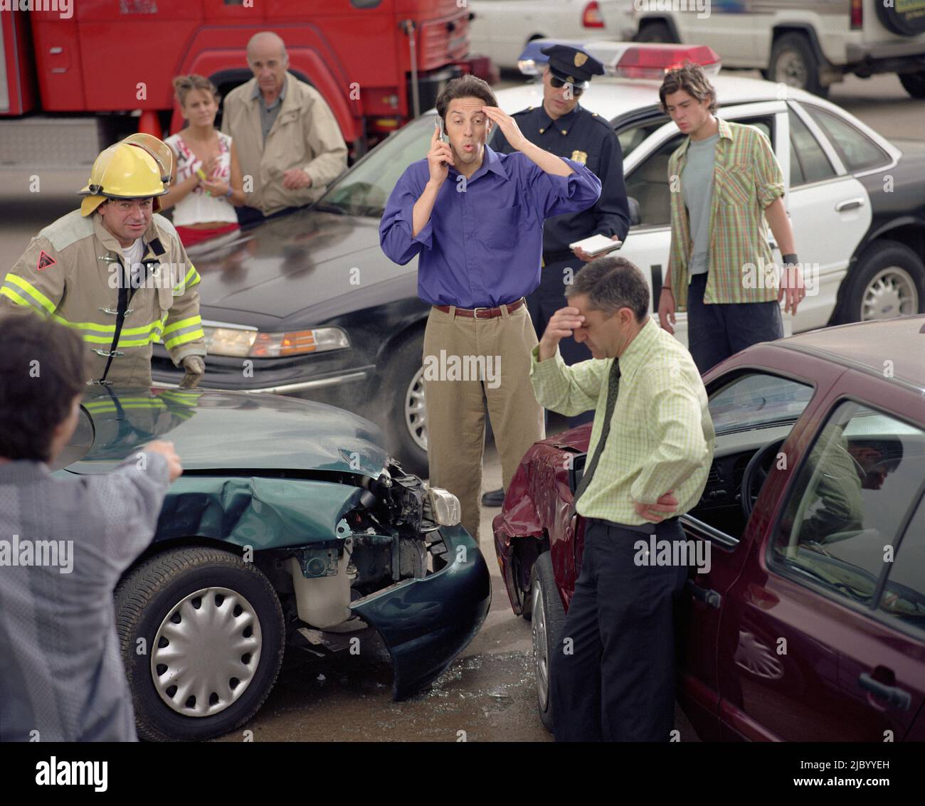 Car accident scene cell hi-res stock photography and images - Alamy