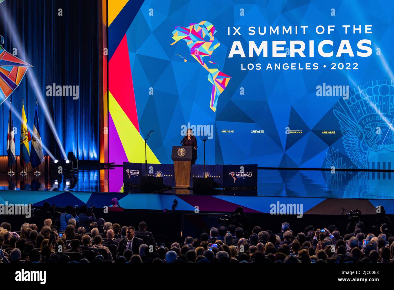 IX Summit of the Americas conference. Inaugural ceremony for the Summit
