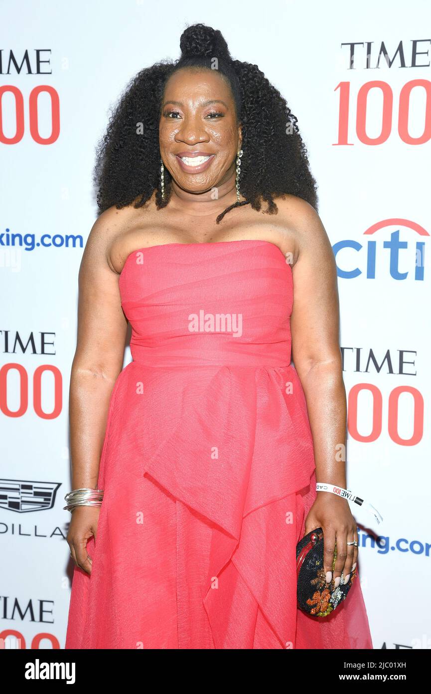 New York, NY, June 8, 2022. Tarana Burke walking on the red carpet as