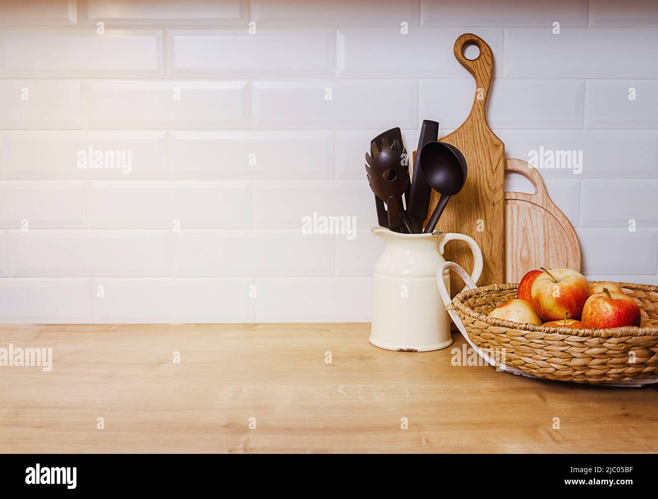 template, kitchen mockup. Retro crockery and vegetables, copy paste ...