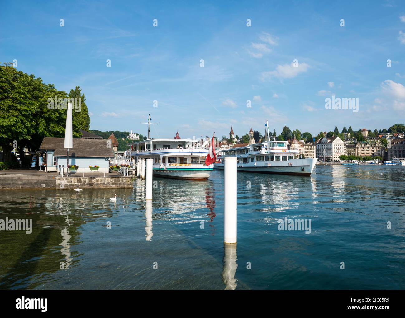 Passenger Ship in City of Lucerne, Switzerland Stock Photo Alamy