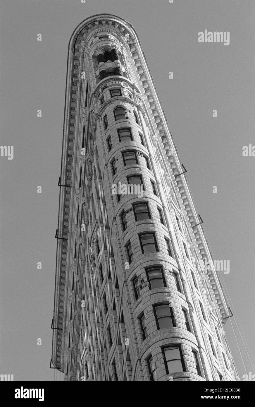 Low angle view of the Flatiron Building built in 1902, Manhattan, New York City, New York State, USA Stock Photo