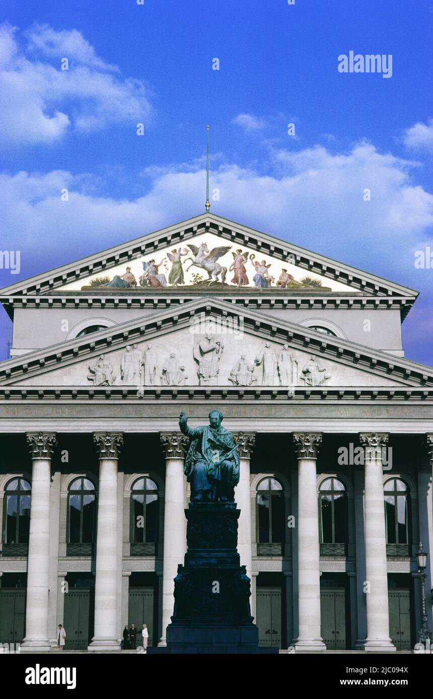 Facade of an opera house, National Theater, Munich, Bavaria, Germany