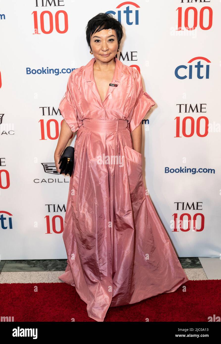 New York, US, June 8, 2022.Cathy Park Hong attends Time 100 Gala as Time magazine celebrates its