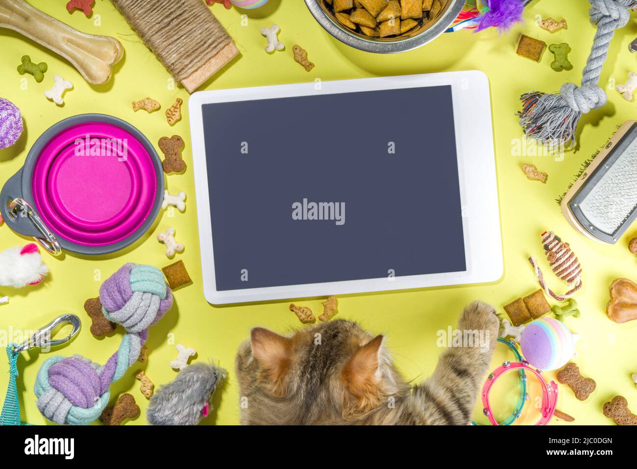 Pet food and accessories, various cat, dog, domestic animals food, toys