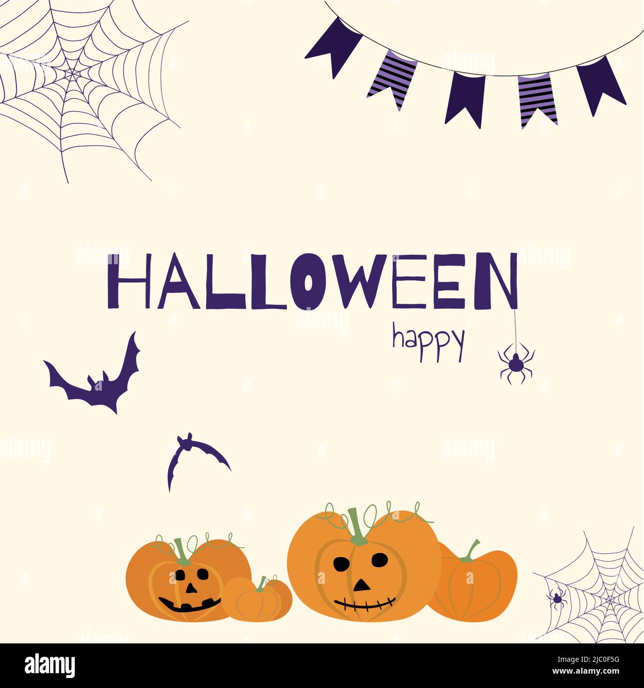 Halloween vector painting Stock Vector Image & Art - Alamy