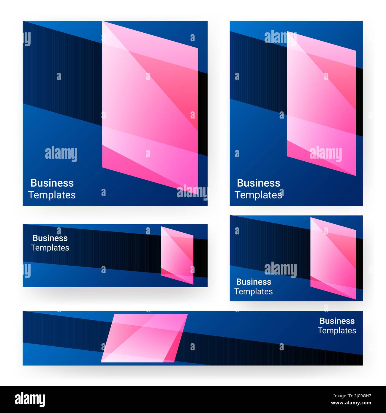 blue pink cover templates banner set Stock Vector Image & Art - Alamy