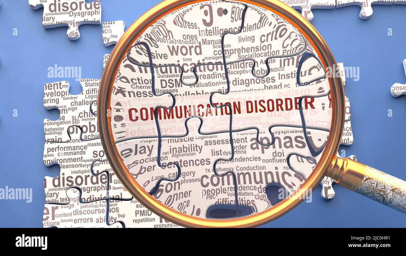 Communication disorder as a complex topic under close inspection