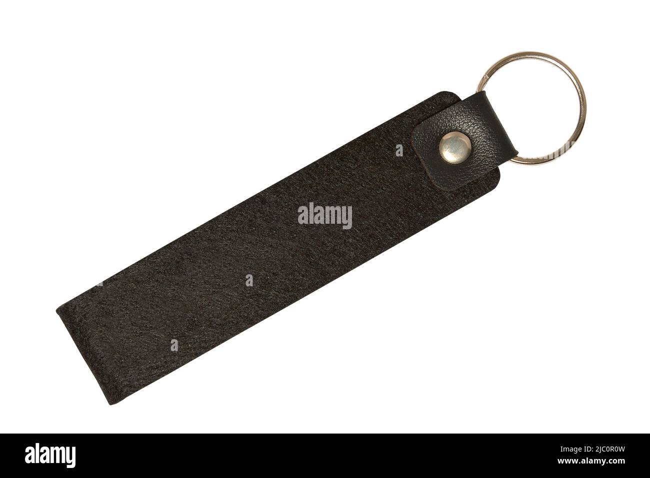 Black key holder isolated on white background with clipping path Stock Photo