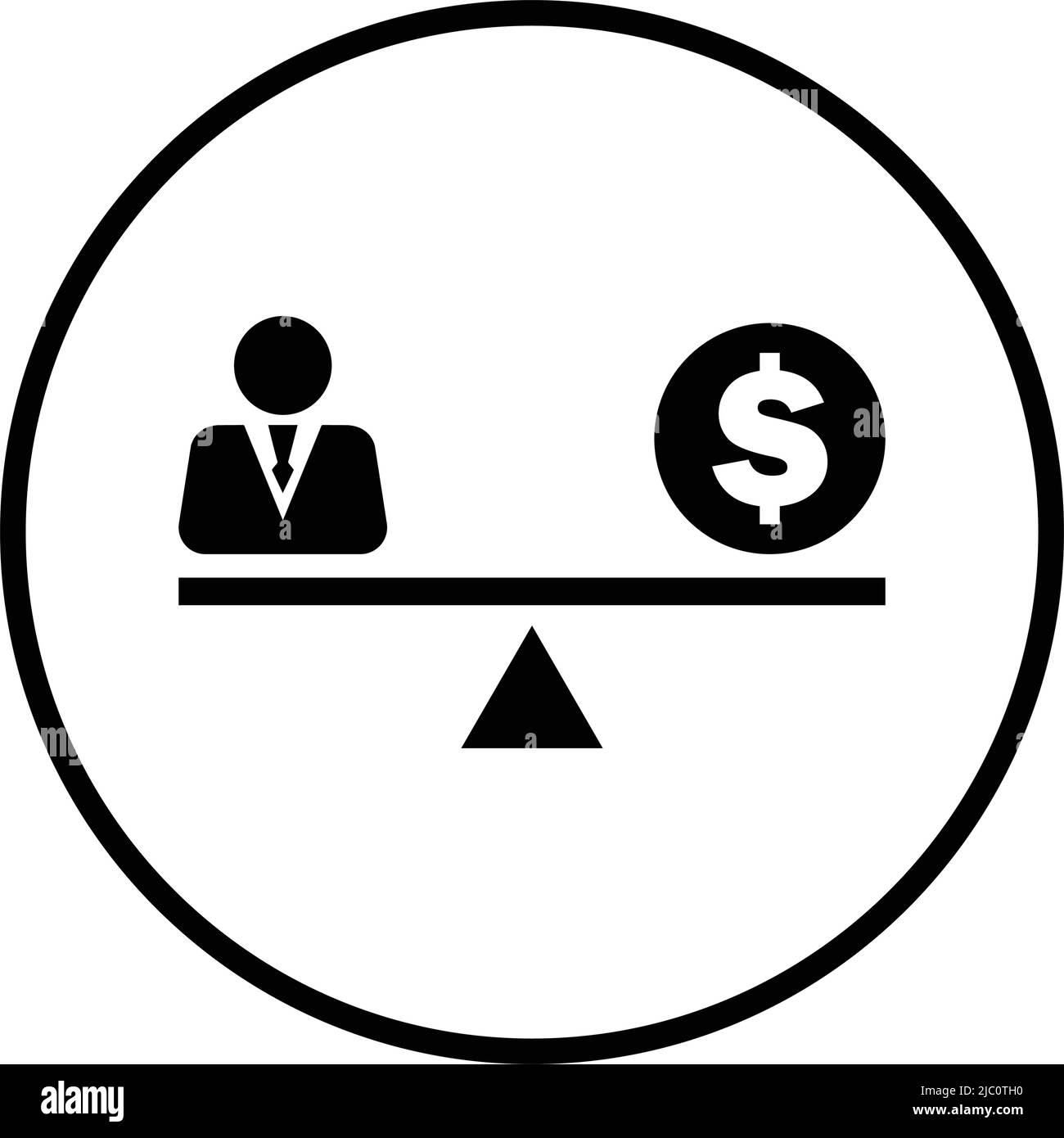Balance, employee, salary icon Use for commercial purposes, print
