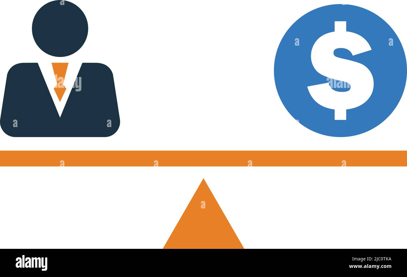 Balance, employee, salary icon Use for commercial purposes, print