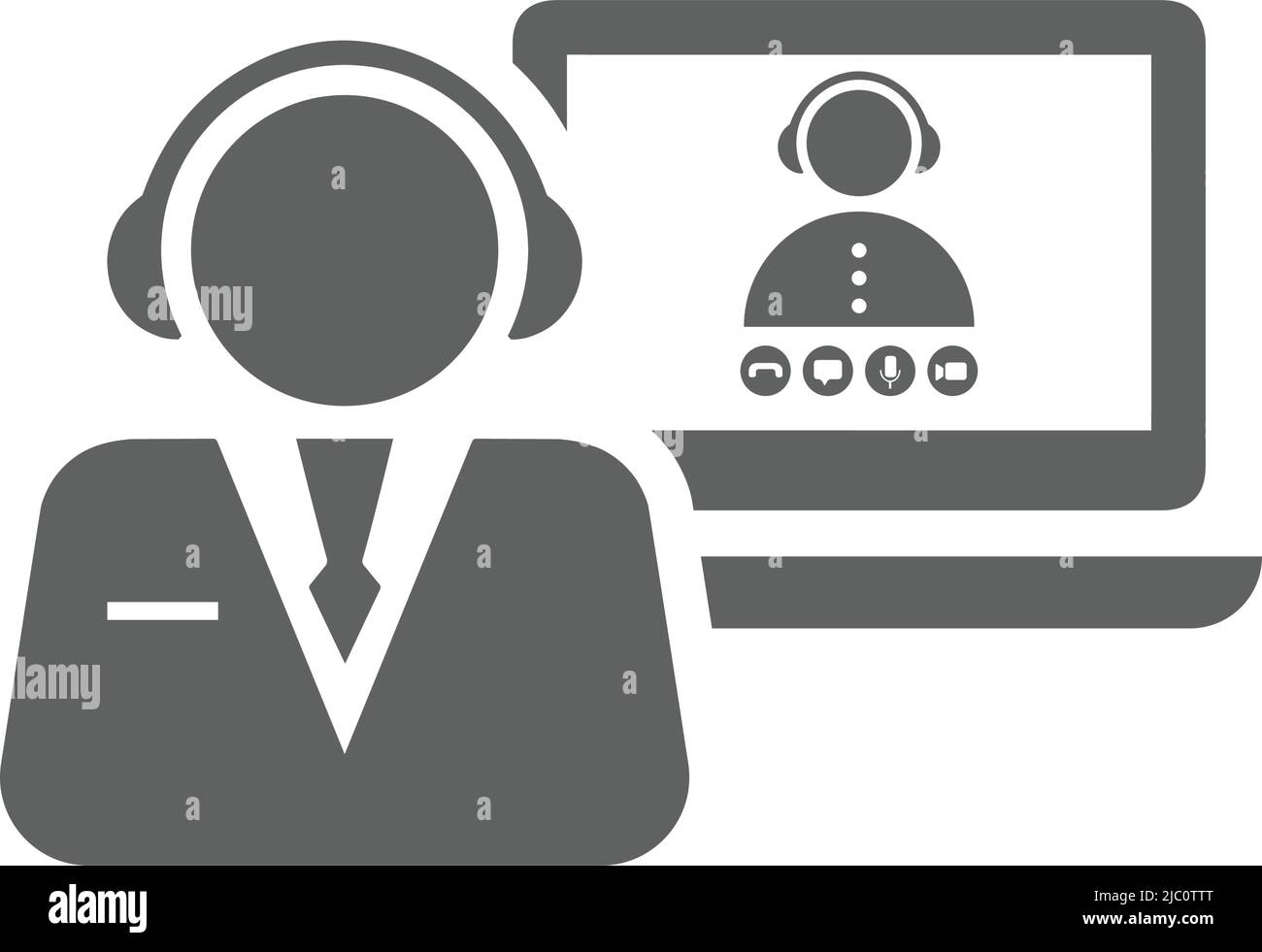 Interview connection Stock Vector Images - Alamy