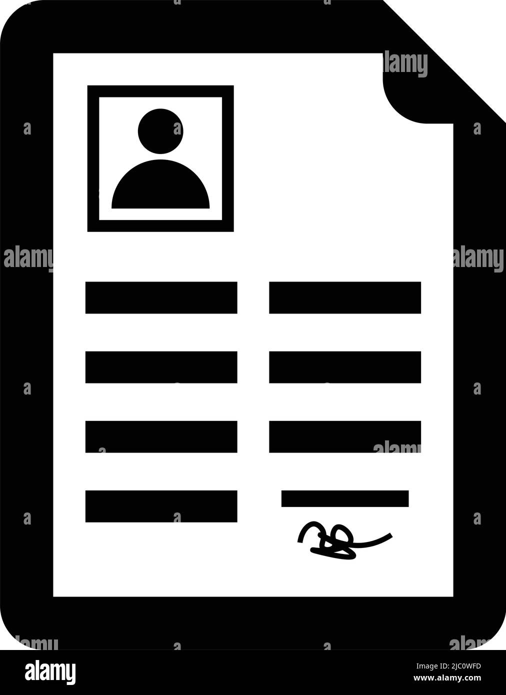 Cv designing Black and White Stock Photos & Images - Alamy
