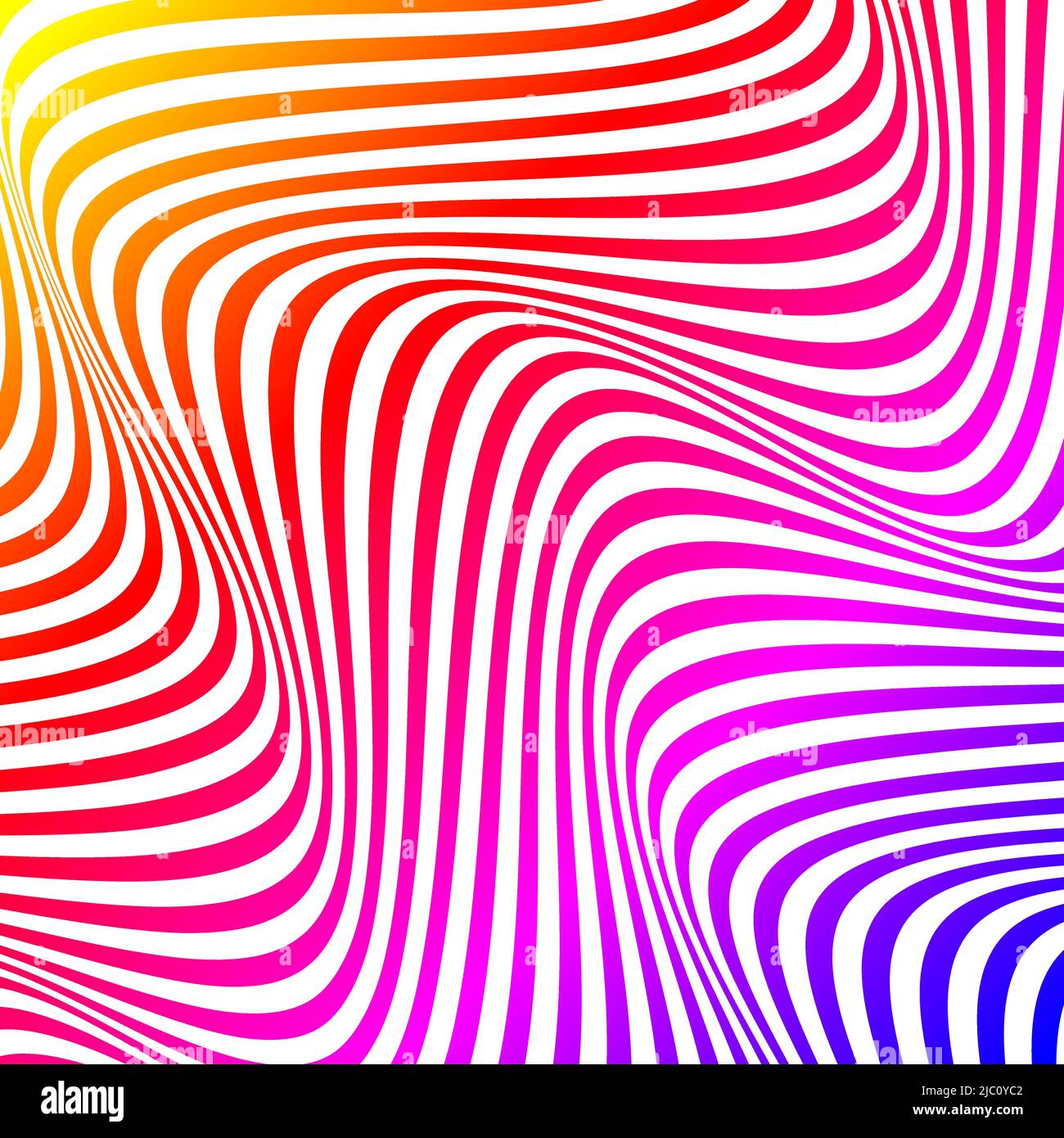 Abstract op art texture with wavy stripes. Creative background with ...