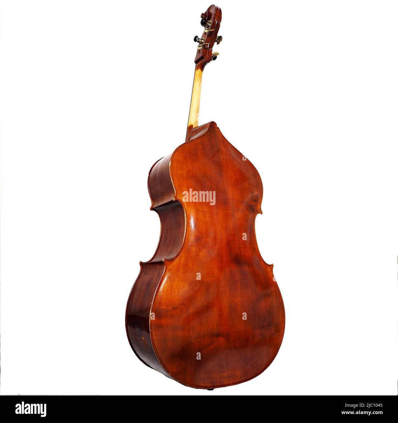 Double bass made in Italy since 1996 Stock Photo