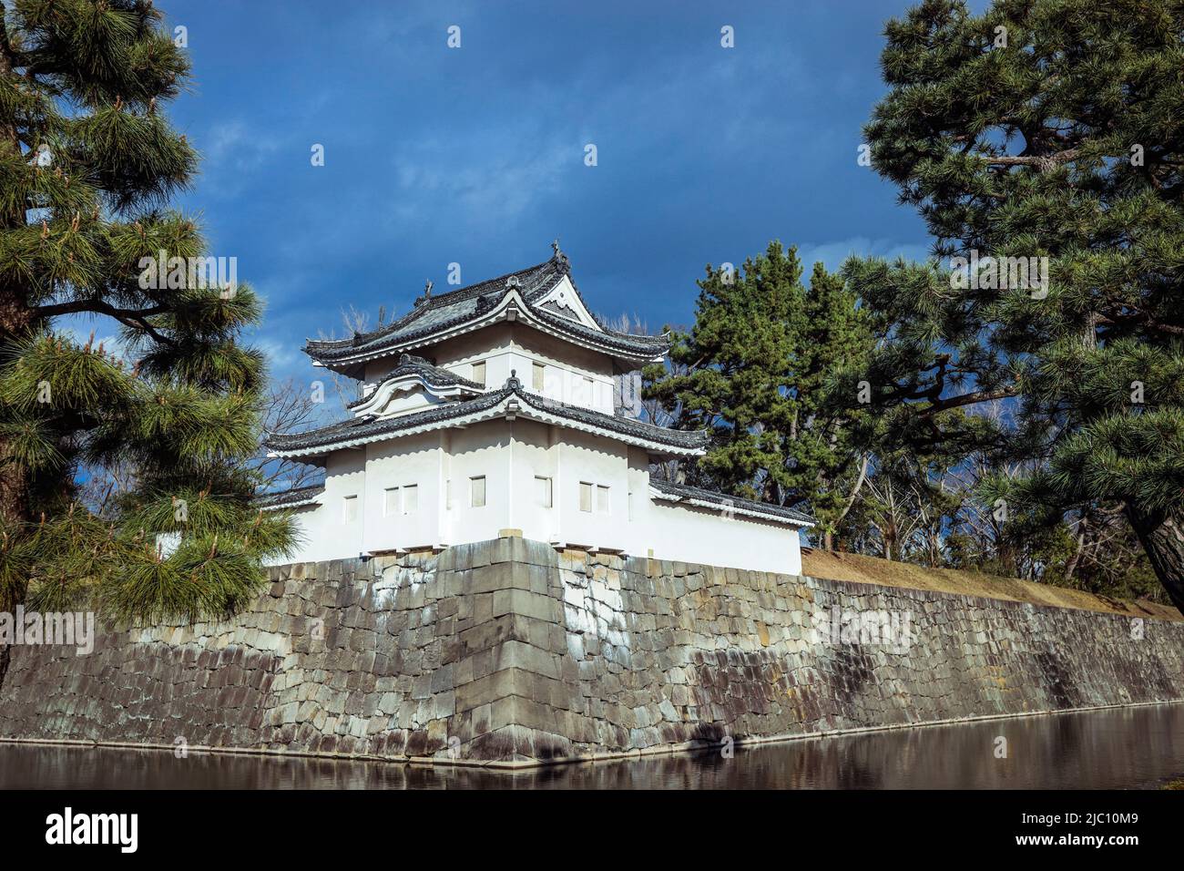 Beautiful Nijo Castle in Kyoto, Japan Stock Photo