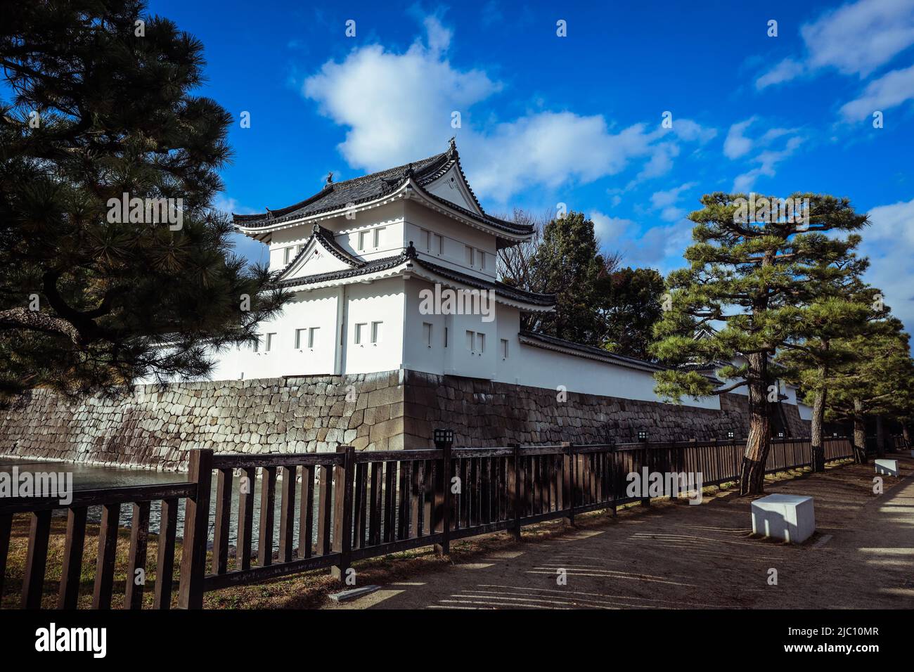 Beautiful Nijo Castle in Kyoto, Japan Stock Photo