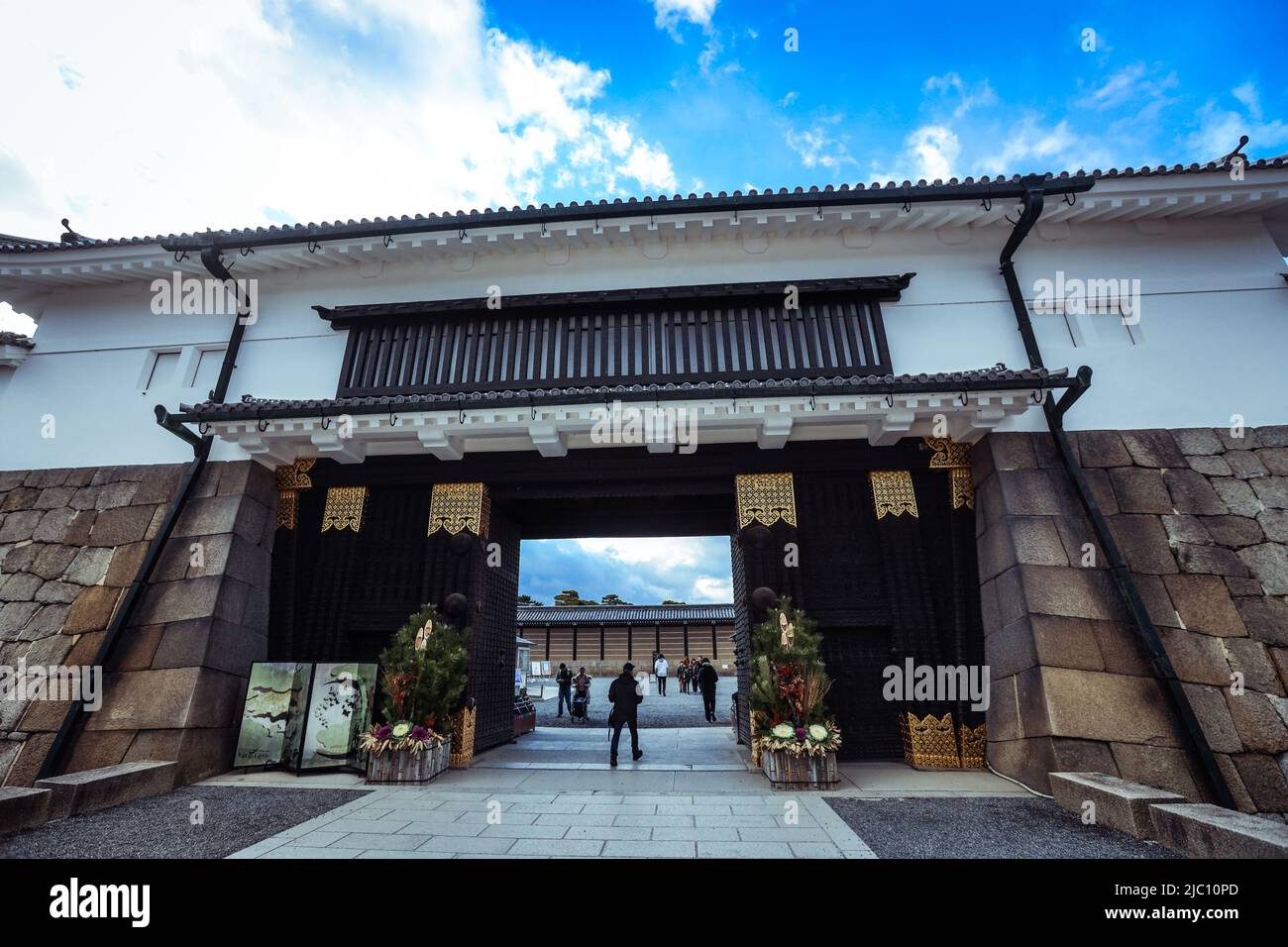 Beautiful Nijo Castle in Kyoto, Japan Stock Photo