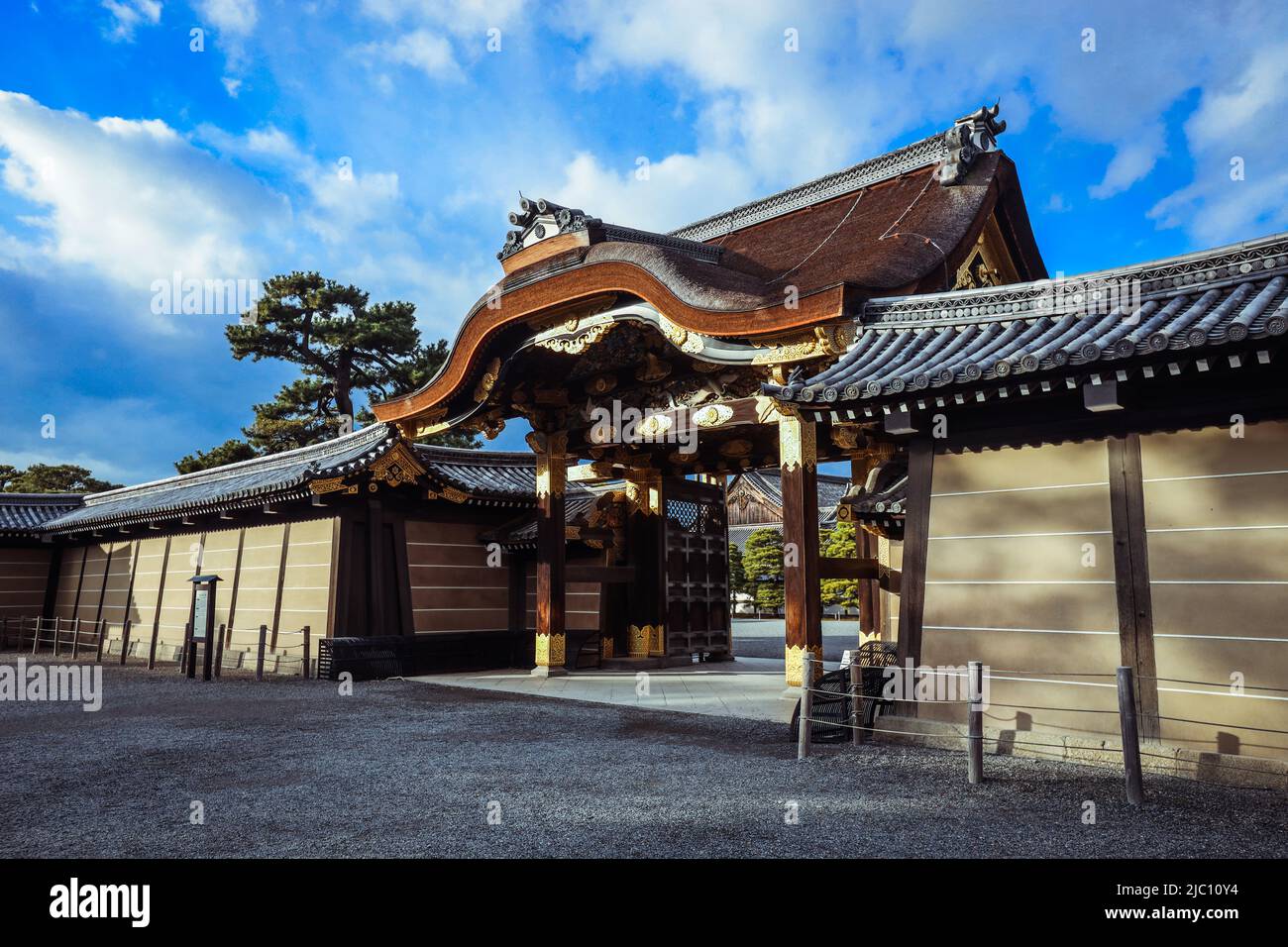 Beautiful Nijo Castle in Kyoto, Japan Stock Photo