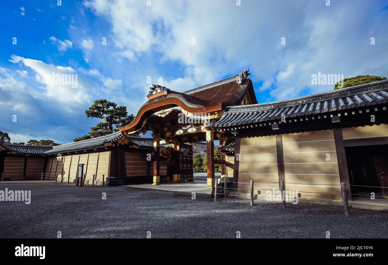 Beautiful Nijo Castle in Kyoto, Japan Stock Photo