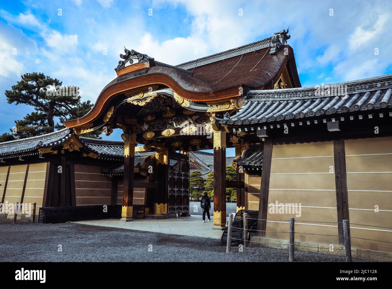 Beautiful Nijo Castle in Kyoto, Japan Stock Photo