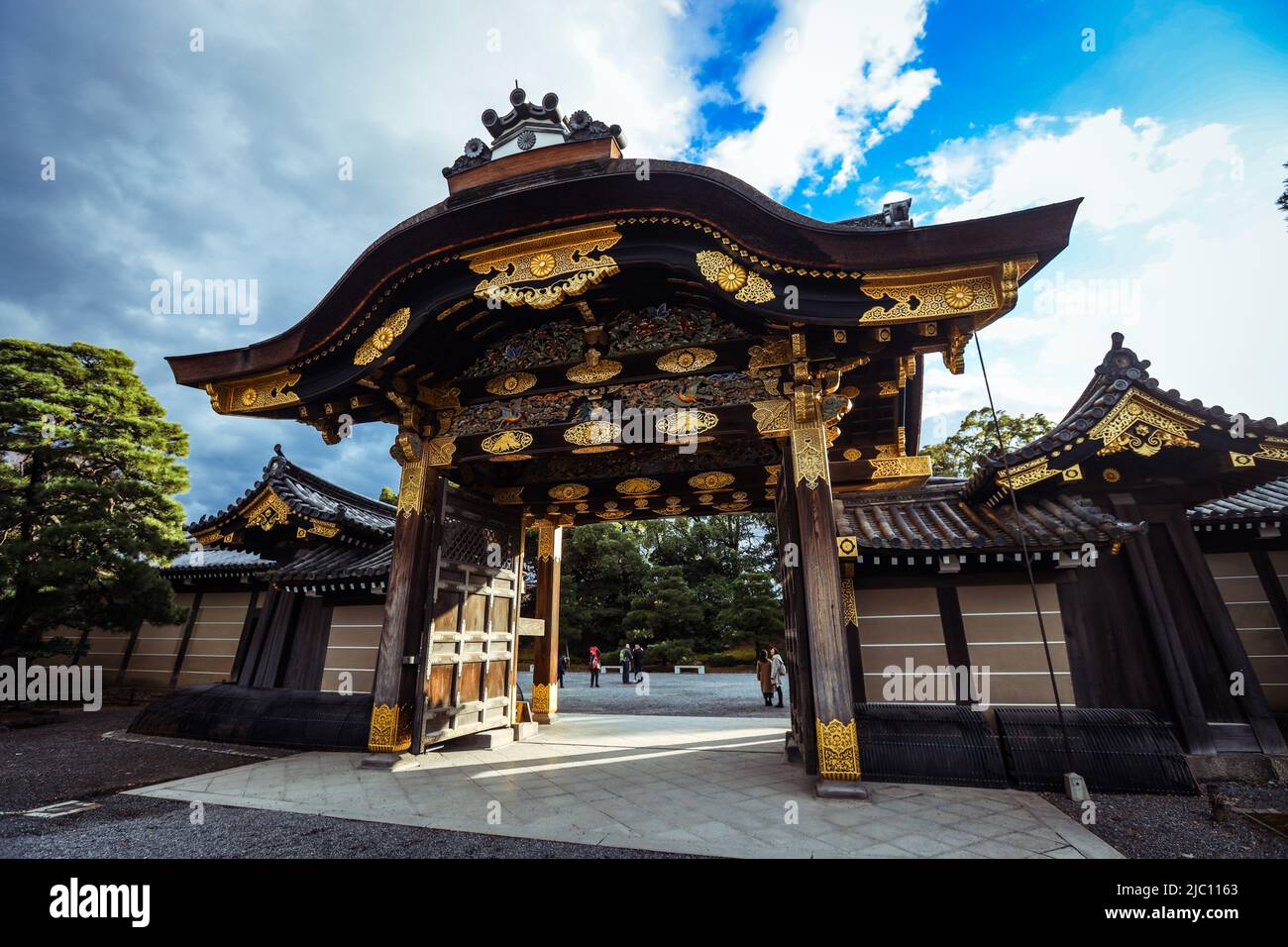 Beautiful Nijo Castle in Kyoto, Japan Stock Photo