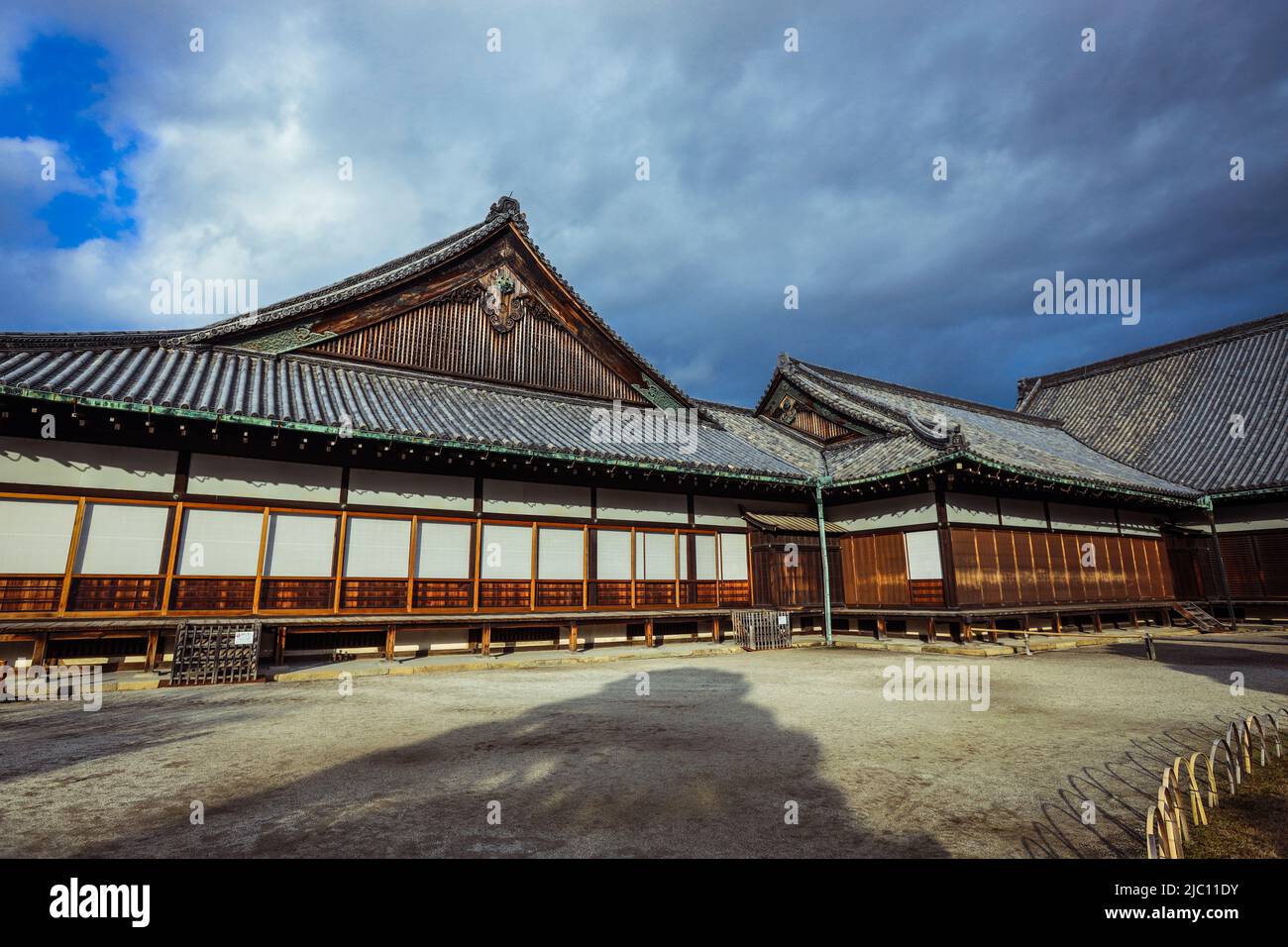 Beautiful Nijo Castle in Kyoto, Japan Stock Photo