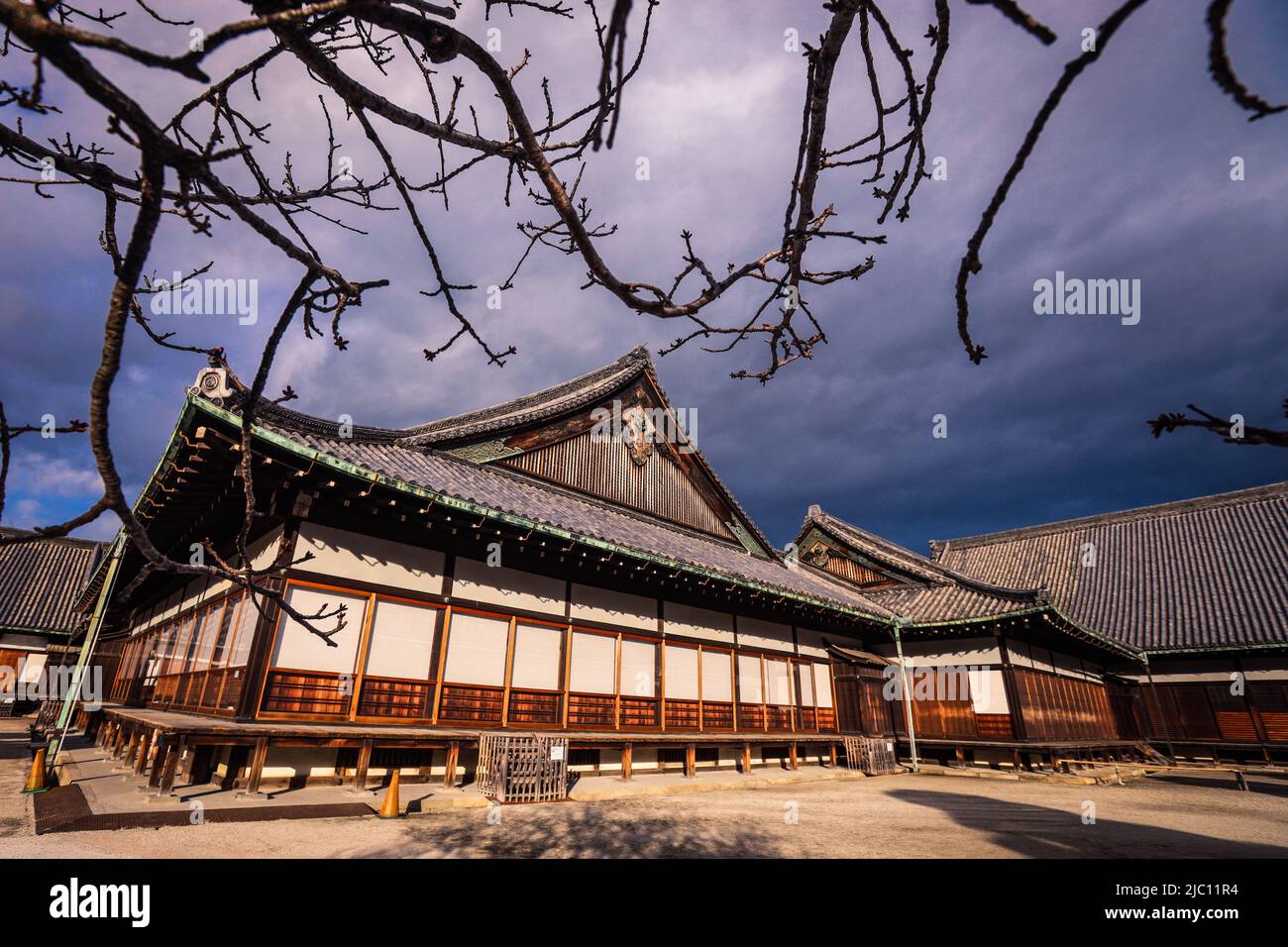 Beautiful Nijo Castle in Kyoto, Japan Stock Photo