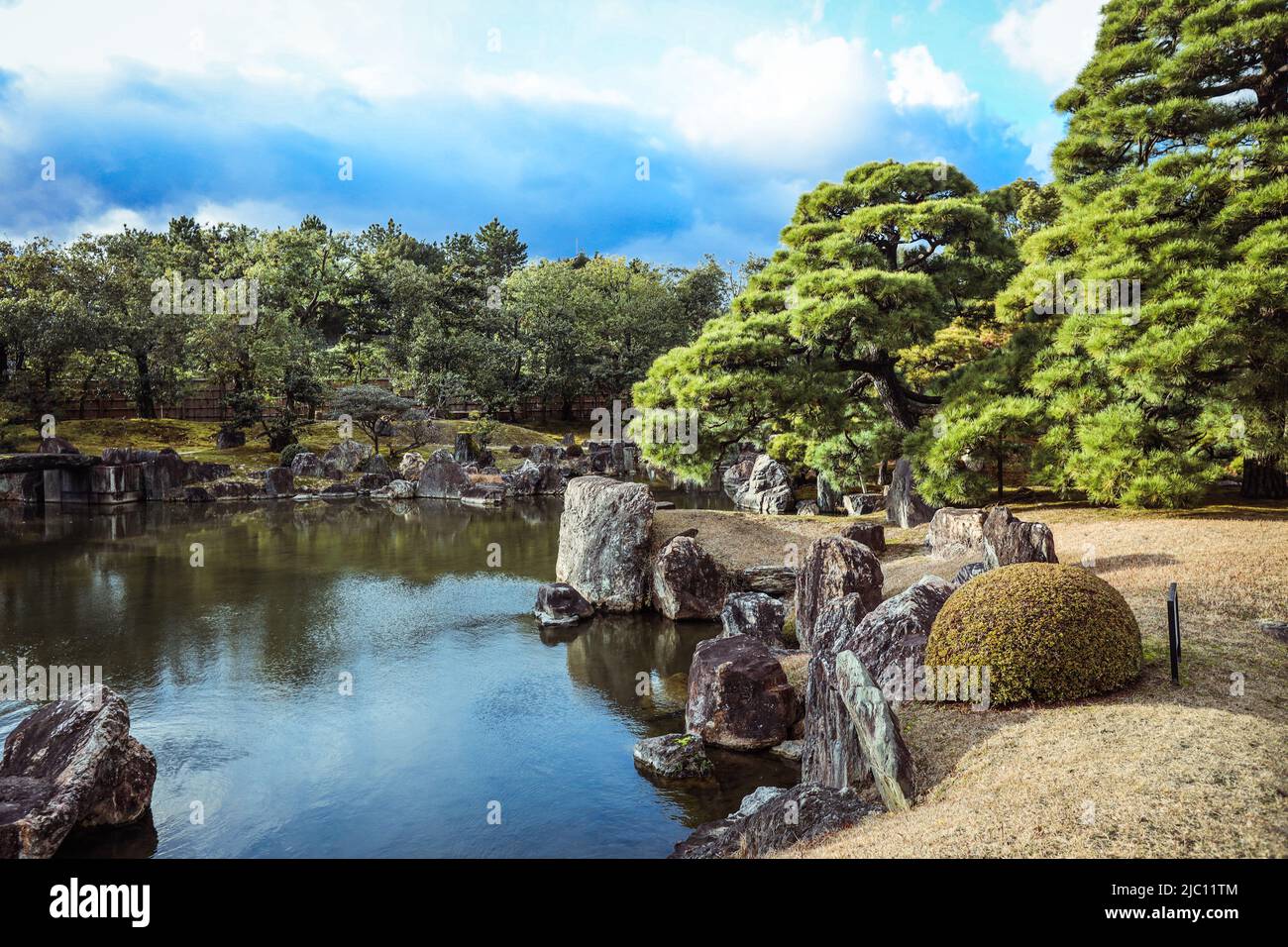 Beautiful Nijo Castle in Kyoto, Japan Stock Photo