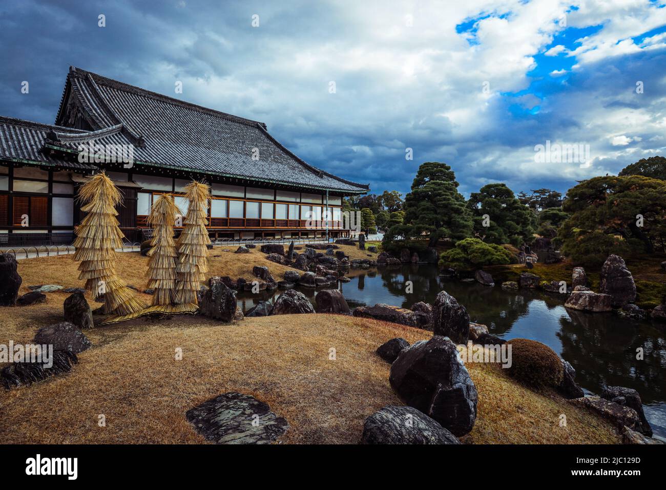 Beautiful Nijo Castle in Kyoto, Japan Stock Photo