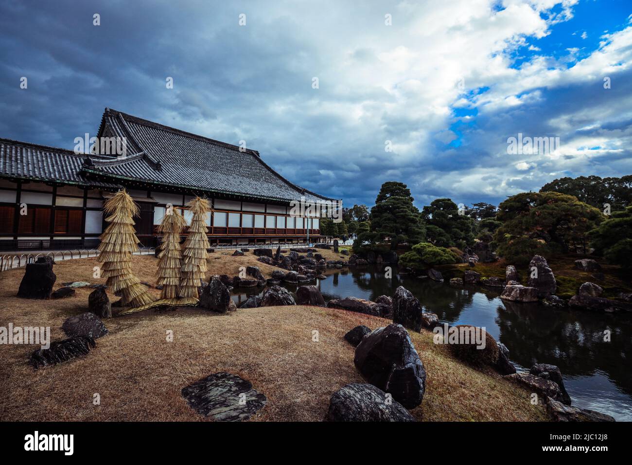 Beautiful Nijo Castle in Kyoto, Japan Stock Photo
