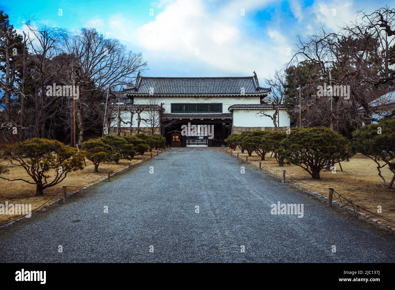 Beautiful Nijo Castle in Kyoto, Japan Stock Photo