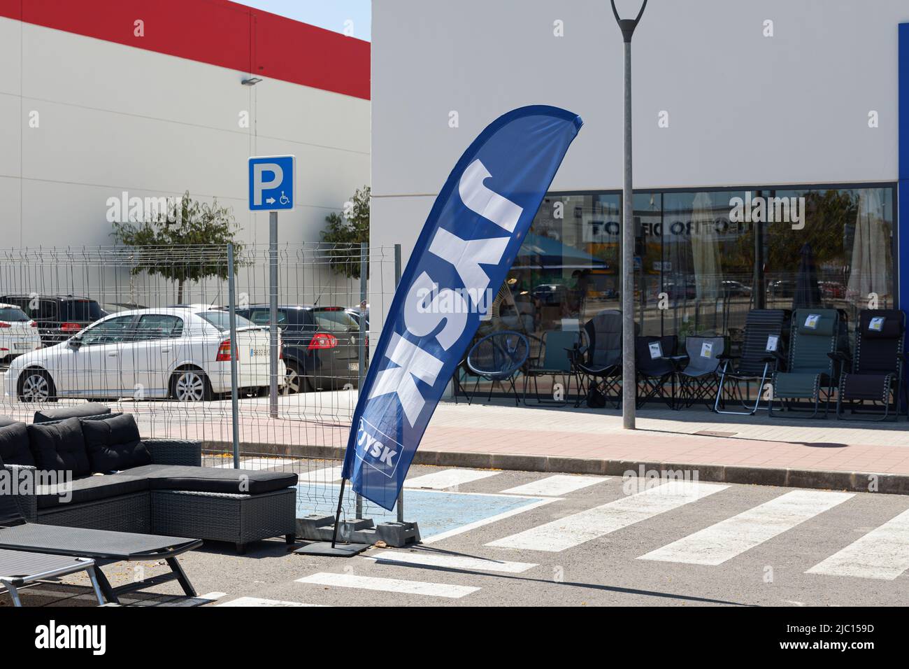 ALFAFAR, SPAIN - JUNE 06, 2022: Jysk is a Danish retail chain selling  household goods Stock Photo - Alamy
