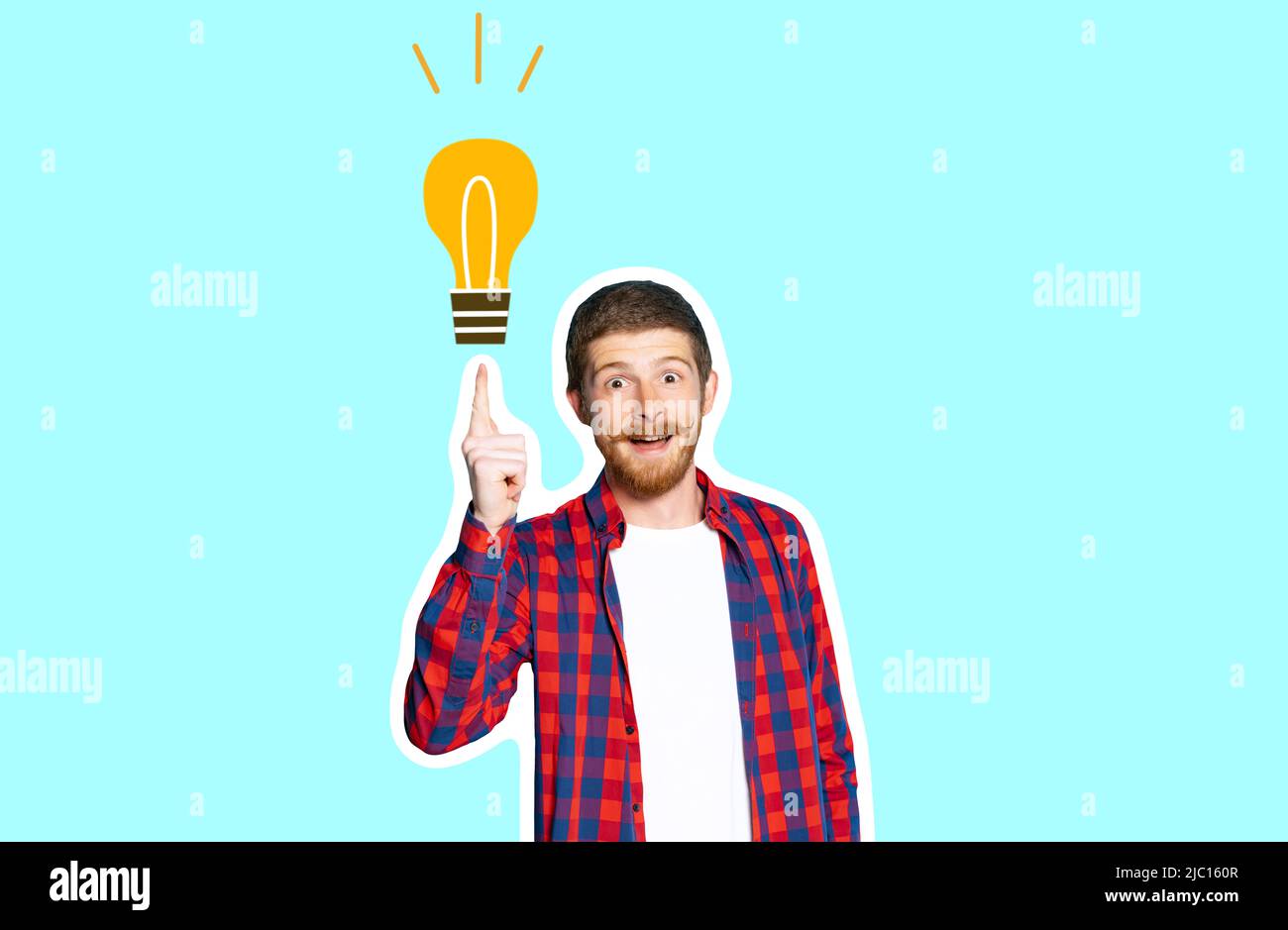 https://c8.alamy.com/comp/2JC160R/young-excited-man-having-an-idea-bulb-lamp-and-eureka-concept-concept-of-human-emotions-facial-expression-youth-education-business-ad-2JC160R.jpg