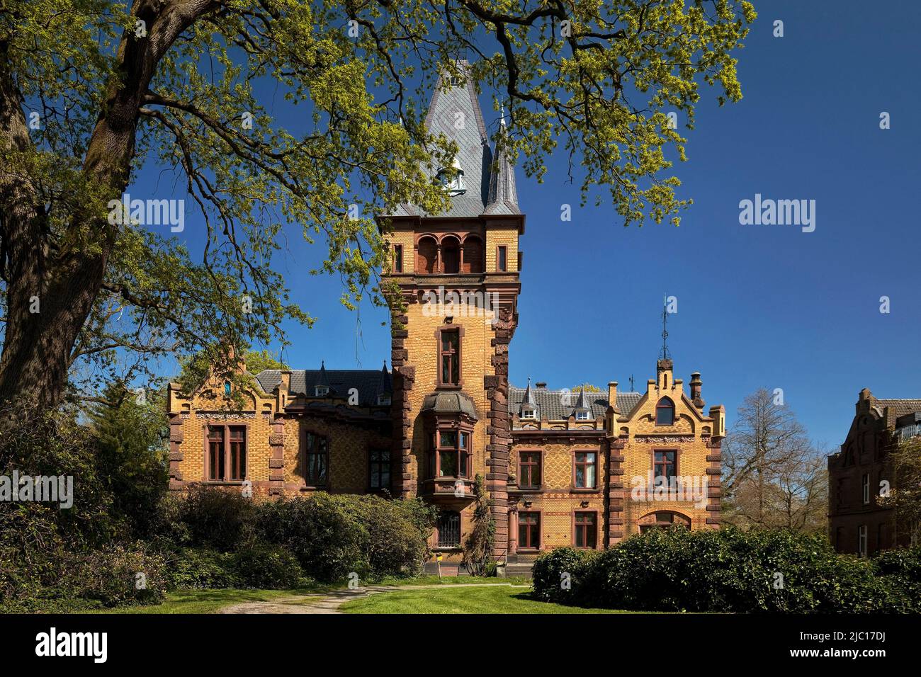 Heimendahl Estate, House Bockdorf, Germany, North Rhine-Westphalia, Lower Rhine, Kempen Stock Photo