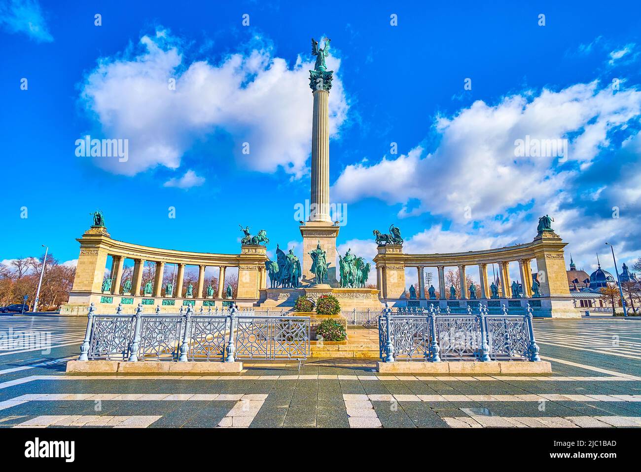 Heroes' Square with its Millennium Monument complex is one of the most ...