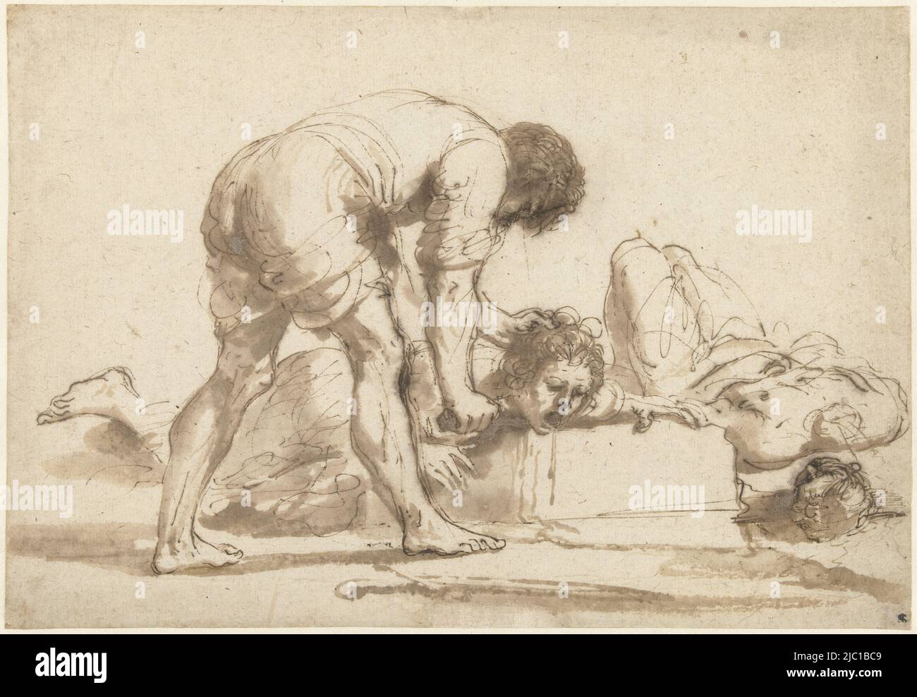 The beheading of two martyrs, Martyrdom of the Roman Officers John and ...