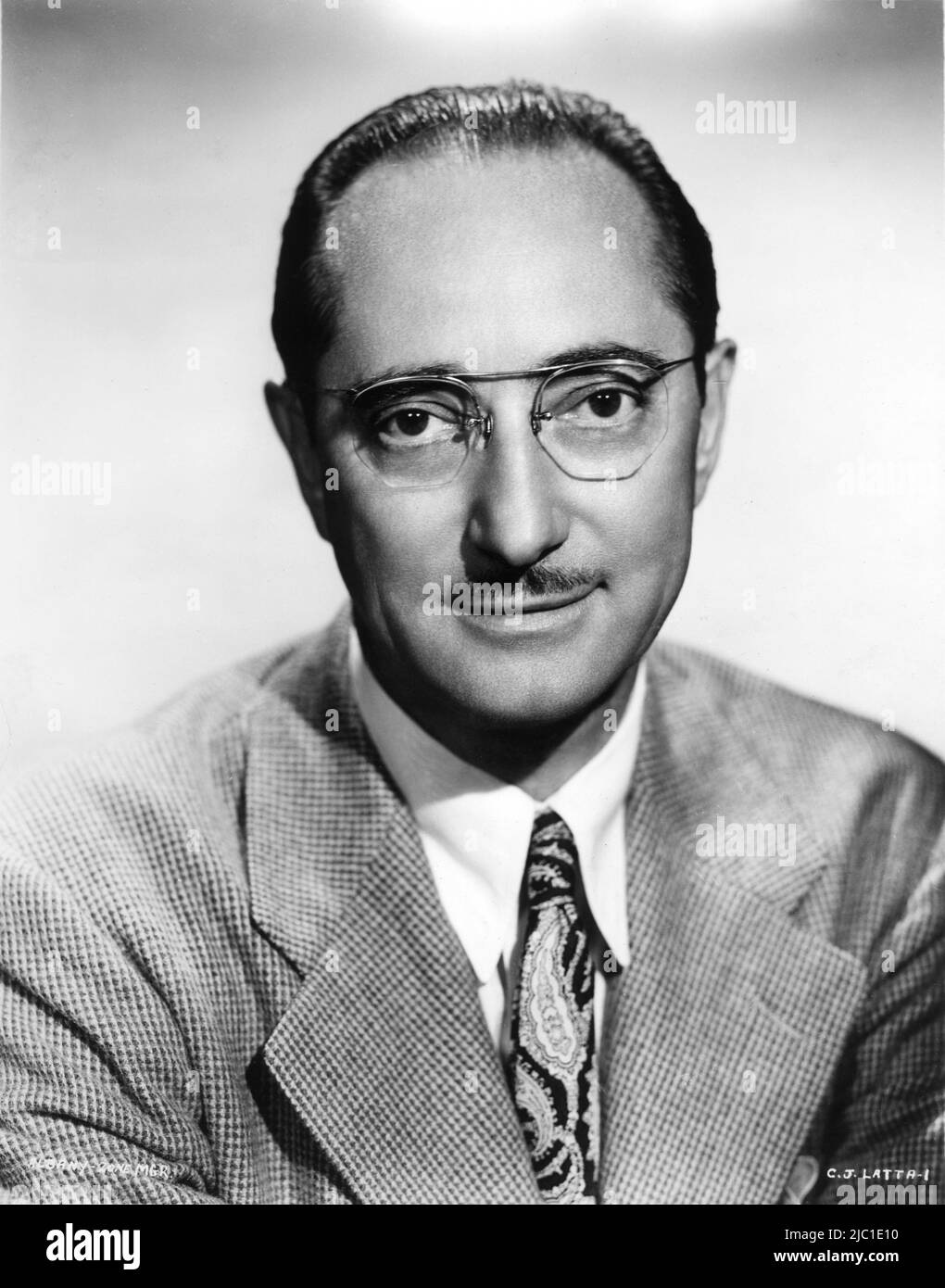 Film Executive C.J. LATTA 1948 Portrait at the time he became Managing