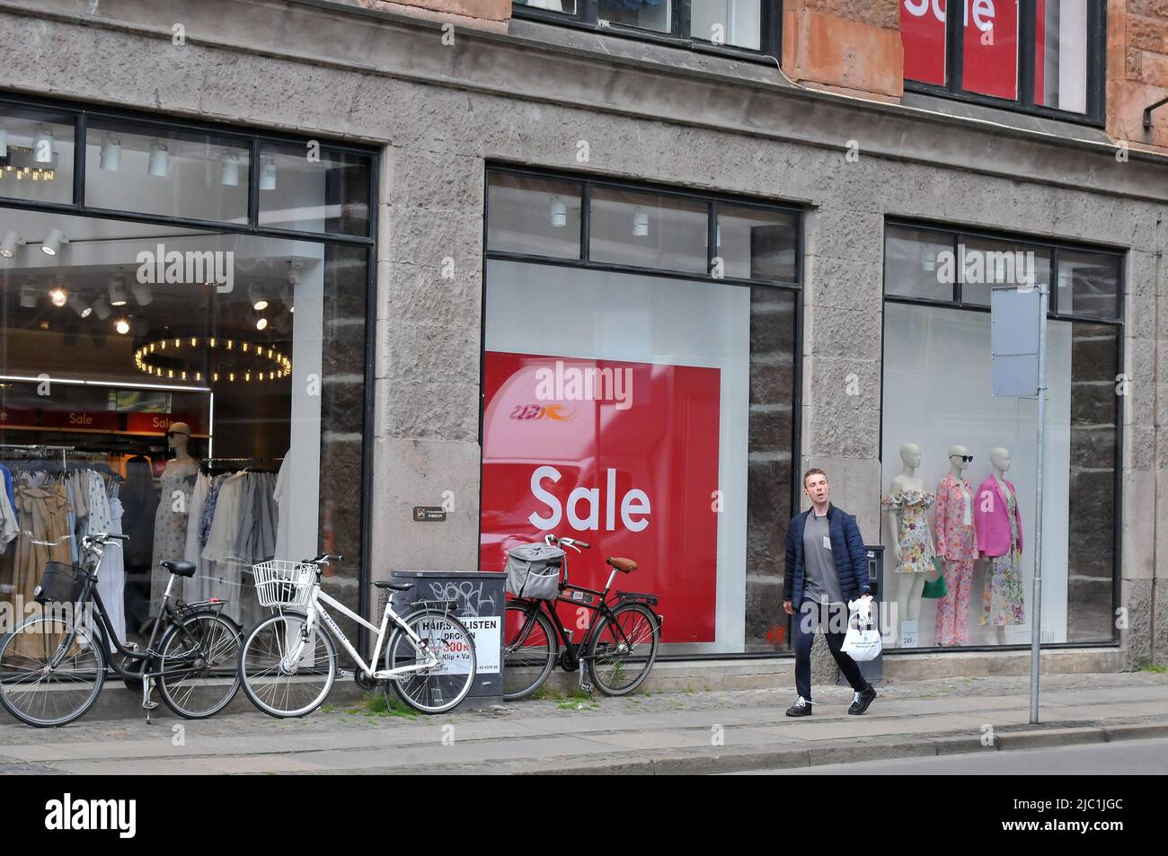 Copenhagen/Denmark./09 jUNE 2022/Swedish retail store on stroeget ...